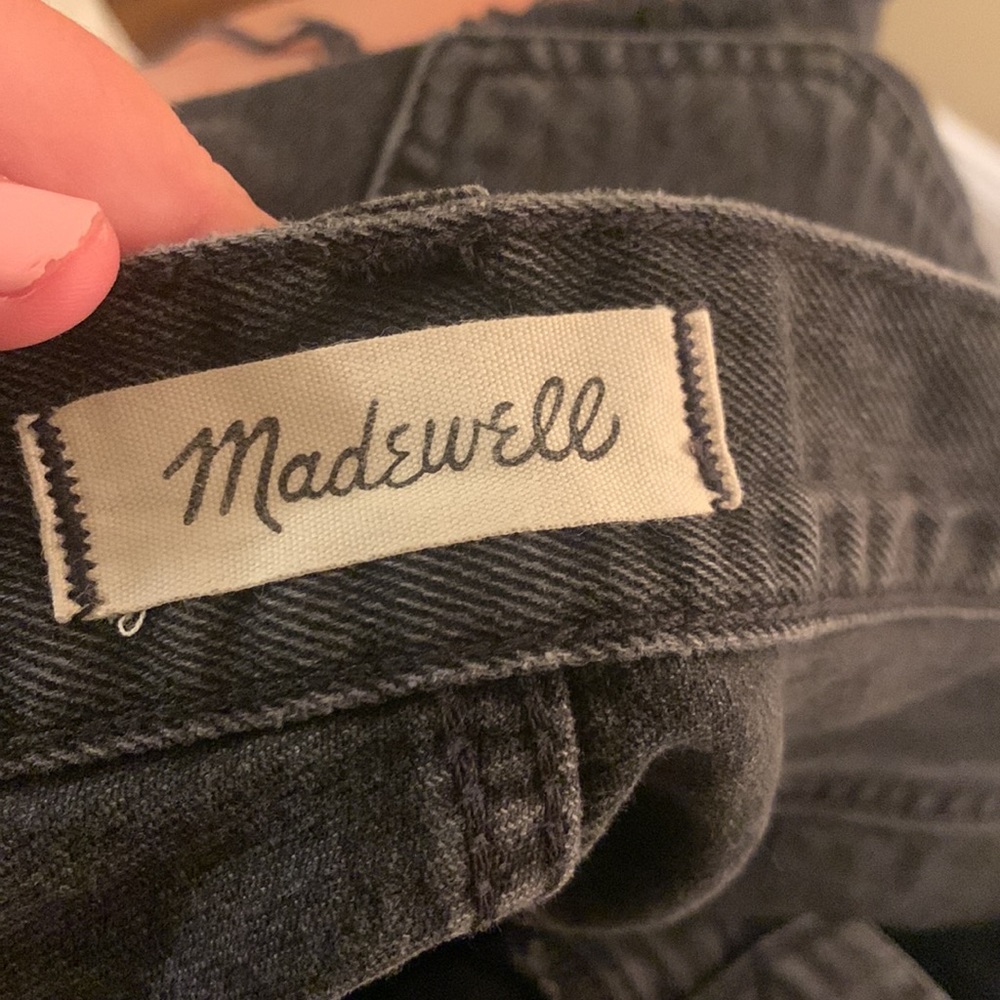 Black Denim Madewell Skirt - Picture 6 of 6